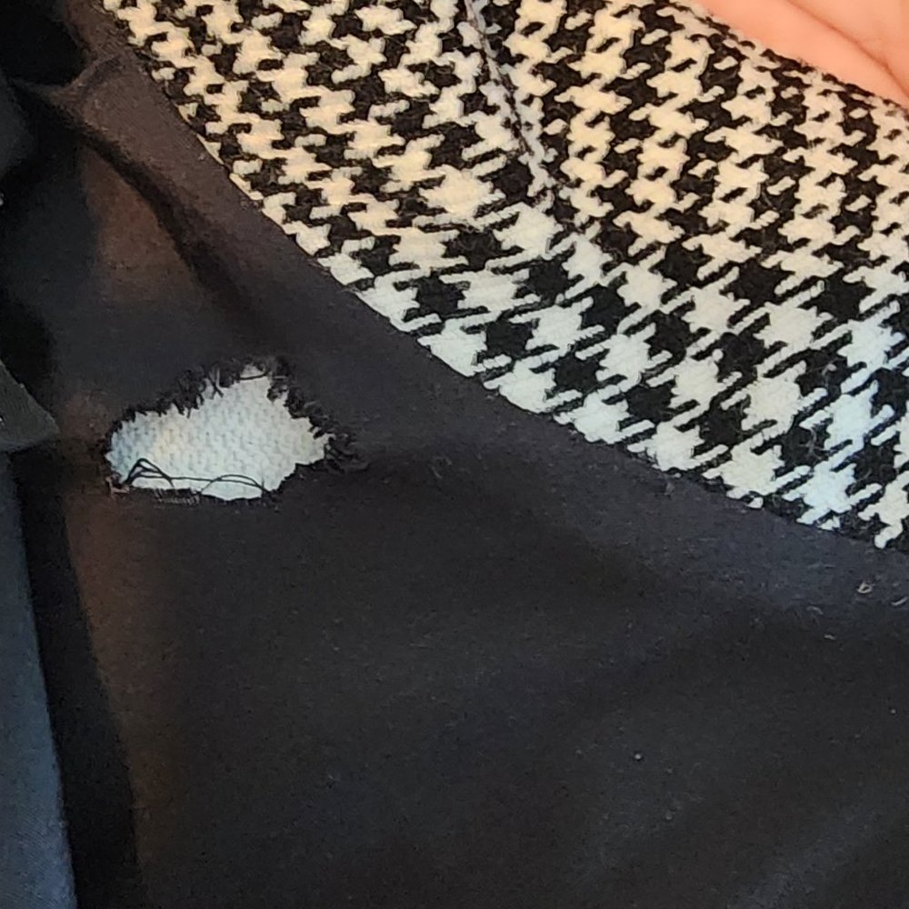 Houndstooth fitted dress - Picture 3 of 5